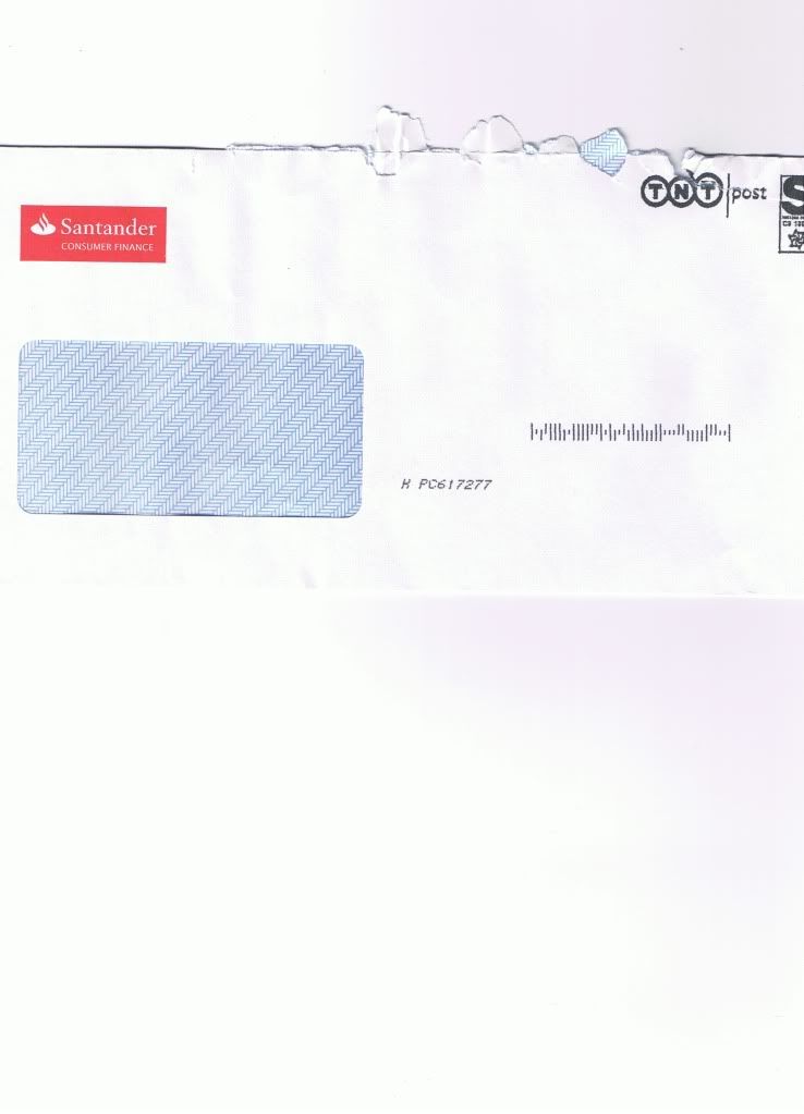 Santander Car Finance claimform settled by Tomlin Order Santander