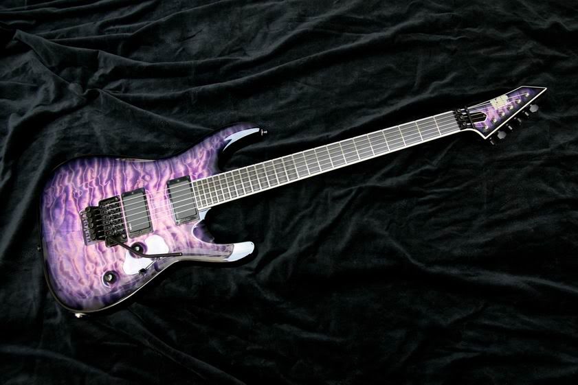 Purple Esp Guitar