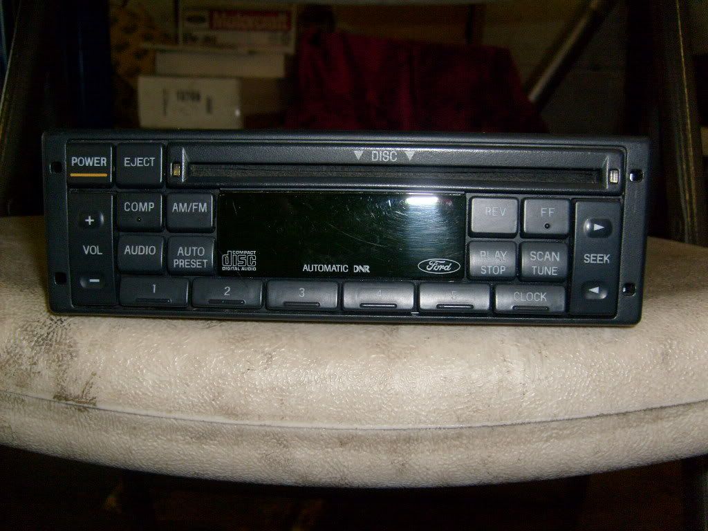OEM Ford AM/FM Single CD player Ford Mustang Forums