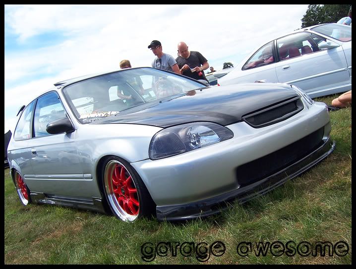 Nick Brown's White Coupe and Ricky Mitchell's JDM Influenced EK Hatch