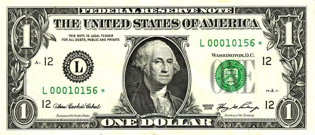 Low-Serial-#-2006-$1-Star-Note-In-Change-Today