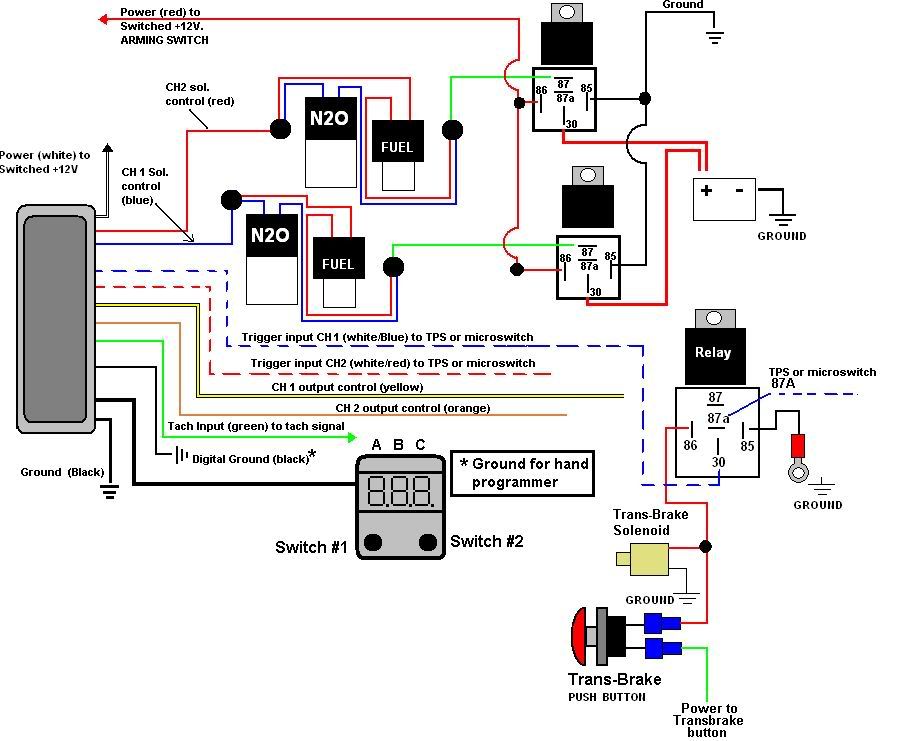 Nitrous With Transbrake Schematic  Overview