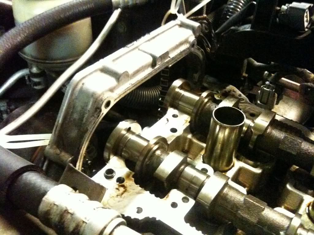 QR25DE Replacing headgasket, camshafts are stuck! Help please! A
