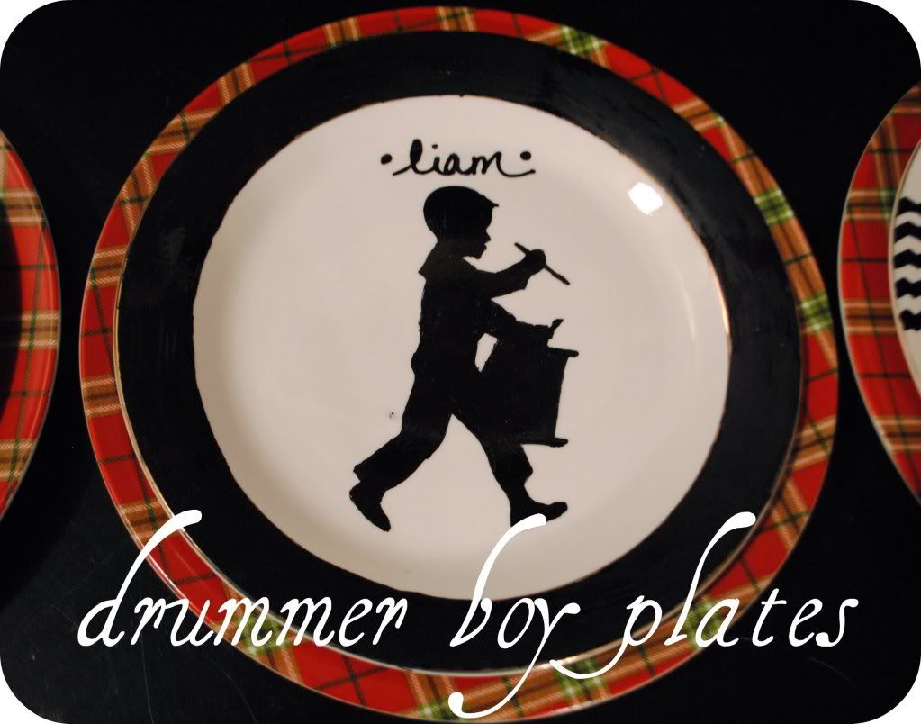 drummer boy plates