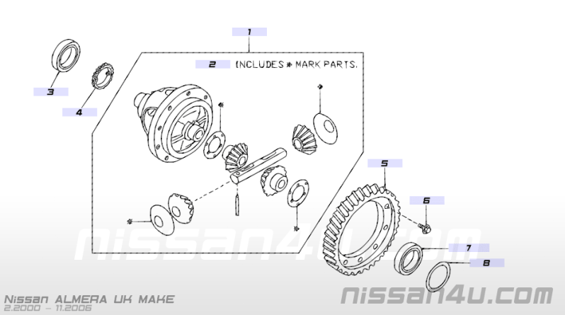 Nissan almera gearbox diagram #8