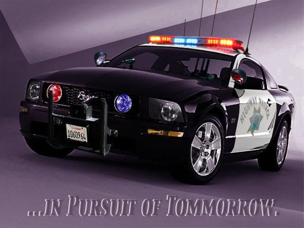 mustang police car