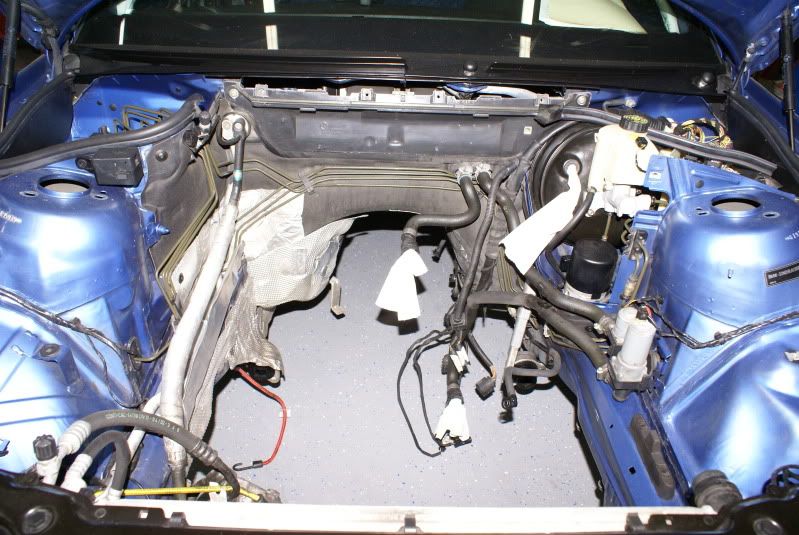 empty engine bay