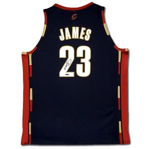 lebron james autograph