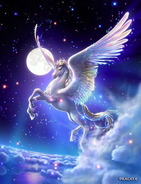 Pegasus,Heaven,moon