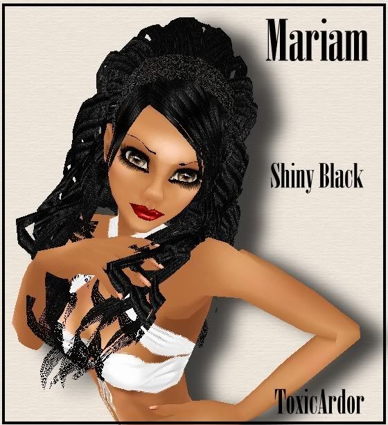 Mariam Shiny Black