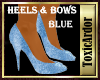 Heels & Bows Blue
