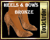 Heels & Bows Bronze