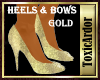 Heels & Bows Gold