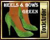 Heels & Bows Green