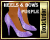 Heels & Bows Purple