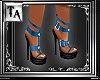 TA Blue Strap heels