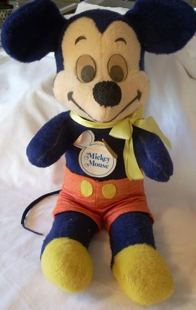 old stuffed mickey mouse