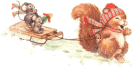 Squirrel &amp; sled