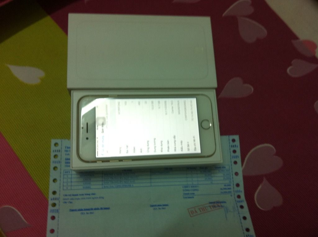 Iphone 6 Gold 16Gb Chính Hãng hàng mua tai FPT SHOP còn bảo hàng 8 tháng. - 4