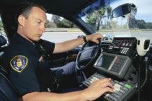 Police on Computer Police checking recent tweet: Sloppy Joes today, huh? Niiiice.
