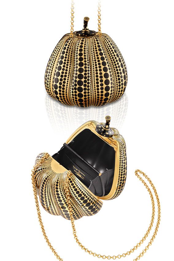 Louis Vuitton x Yayoi Kusama in Gold | Best designer bags, Yayoi kusama, Yayoi