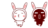 fotos chistosas photo: conejitos ying yang OwO sMrClrLjQ3vSjhAeZ8eCx8do2O4o7j7XaFk.gif