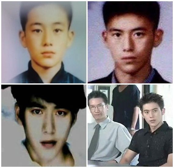 Early photos of a young Go Soo