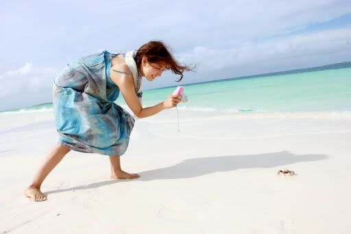 Sparkling Kreepy Korean ♥ [photos] Park Shin Hye In New Caledonia