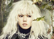 Han Ga-in goes blonde for Bazaar