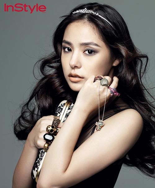Min Hyo-rin draped in jewels for In Style