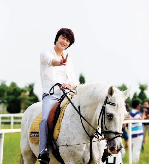 My Fair Lady’s prince on a white horse