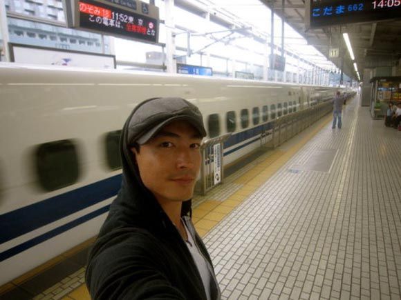 Daniel Henney in Kyoto for Runaway shoots