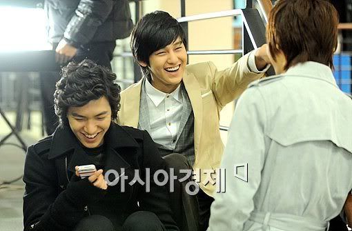 A day behind the scenes of Boys Before Flowers