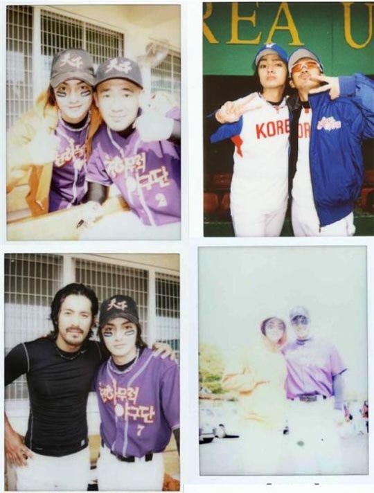 Kim Joon gets friendly with the Invincible Baseball Team