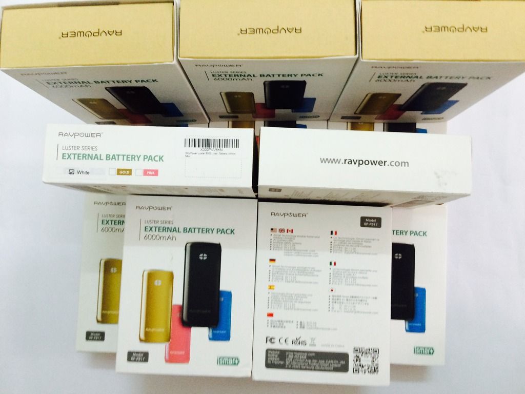 [FIXMOBILE]-Pin sạc dự phòng RAVPower 6000mAh, IRULU 8000mAh mới 100% - 1