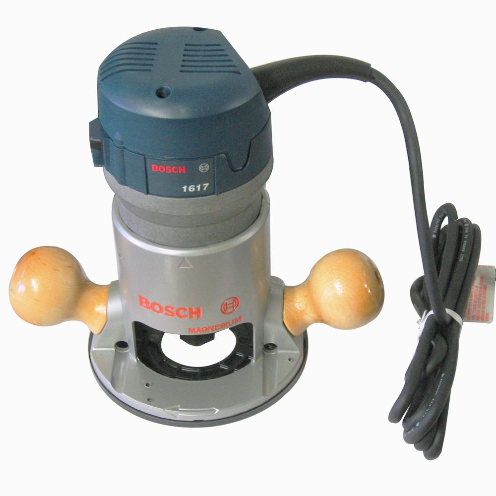BOSCH 1617 2 HP Single Speed Fixed Base Router 11.0 AMPs eBay