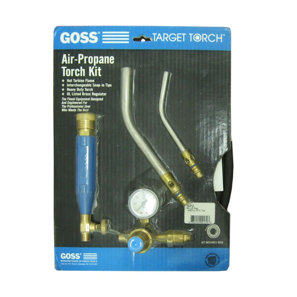 GOSS KLP2 Target Torch™ Propane Soldering Heating Kit eBay