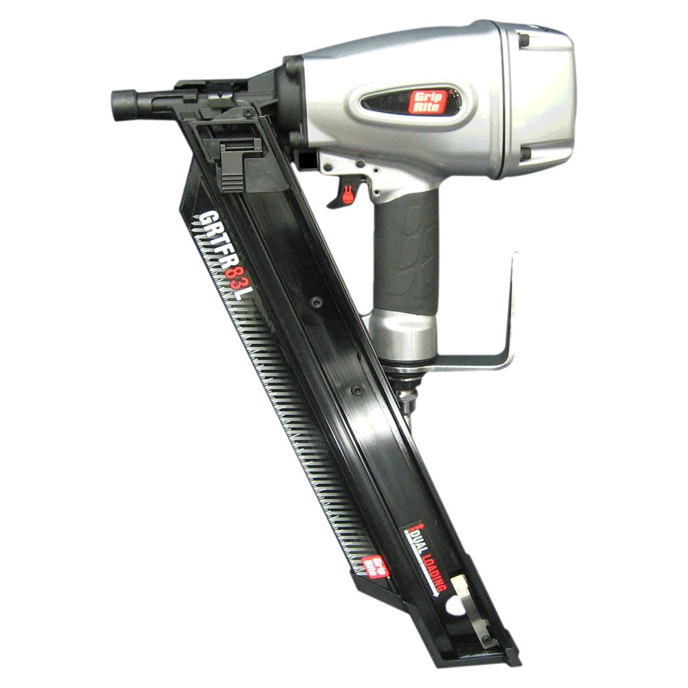 GRIP RITE GRTFR83L Long Body Round Head Framing Nailer 2" 31/4