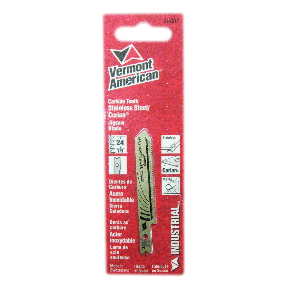 ... ?/Industrial? Carbide Teeth U-Shank 2-3/4in. Jig Saw Blade 24 TPI