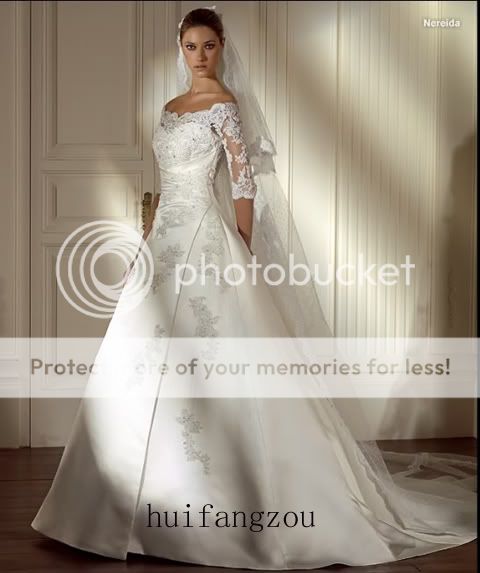 Custom made Bride Wedding Gown /Prom Ball Evening Dress / Bridesmaid