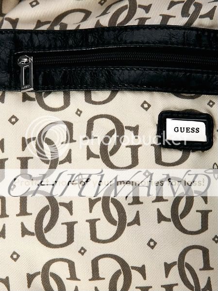 NWT GUESS CASANOVA BROWN WHITE HOBO PURSE HANDBAG TOTE $105 SEXY HTF 