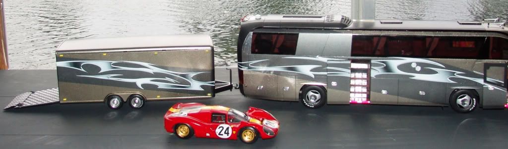 Auto Store Of Greenville >> Luxury RV with 21' Tag along trailer and Vintage Ferrari - Scale Auto Magazine - For building ... Auto Store Of Greenville >> Luxury RV with 21' Tag along trailer and Vintage Ferrari - Scale Auto Magazine - For building ...