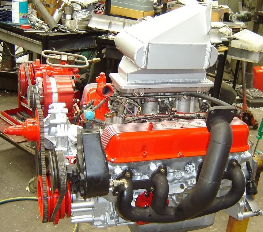 Twin turbo intercooled Rover 3.5V8