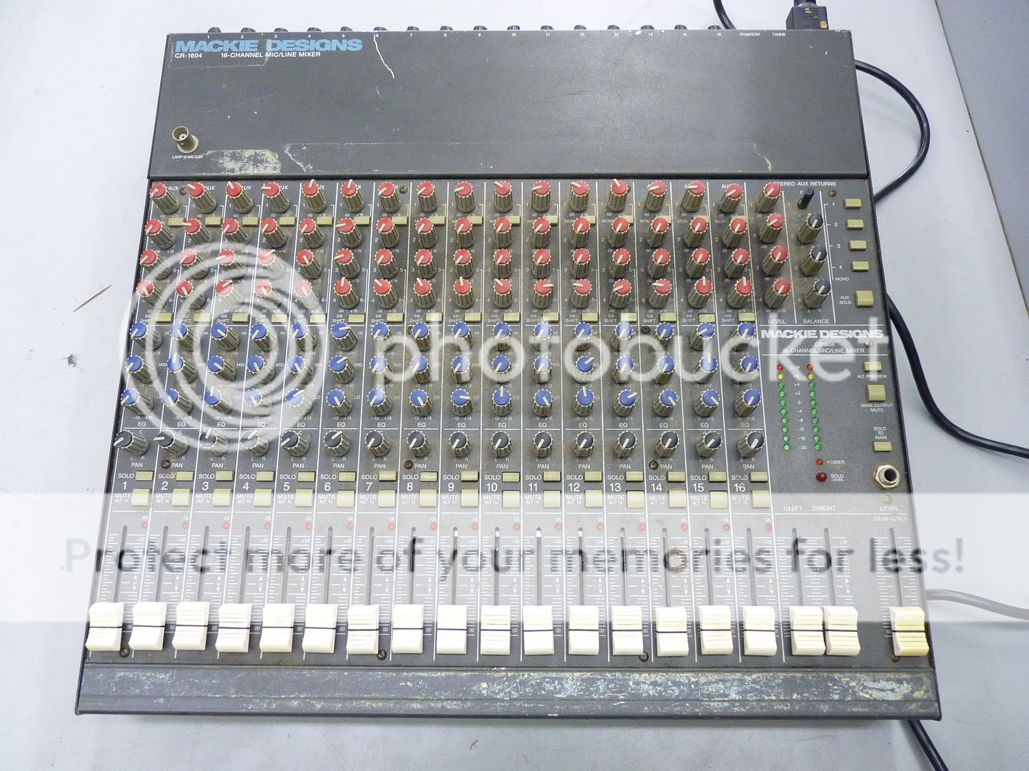 Mackie CR 1604 16 Channel Mic/Line Mixer CR1604  