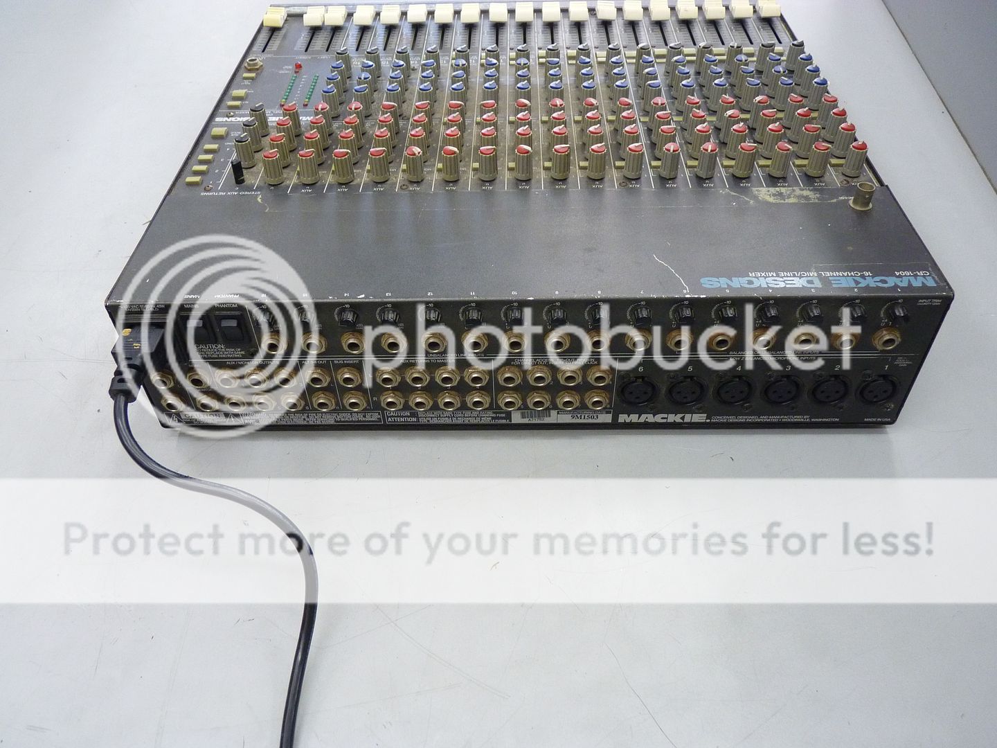 Mackie CR 1604 16 Channel Mic/Line Mixer CR1604  